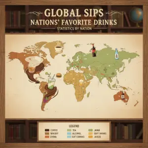 Most Consumed Drinks by Country: What Each Nation Drinks Most