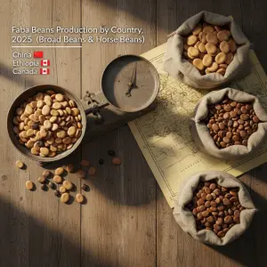 Faba Beans Production by Country, dry 2025 (Broad Beans and Horse Beans)