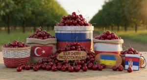Sour cherries Production by Country 2025